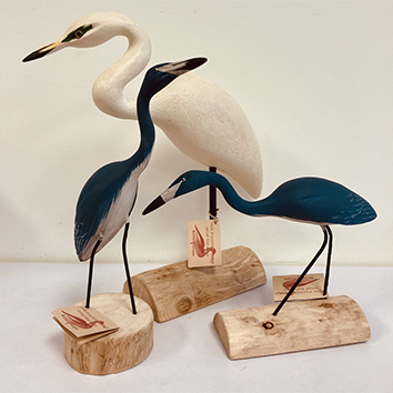 Carved Birds by The Painted Bird