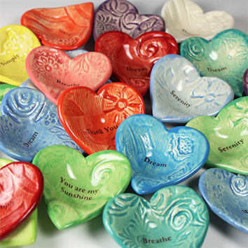 Lorraine Oerth Ceramic Hearts